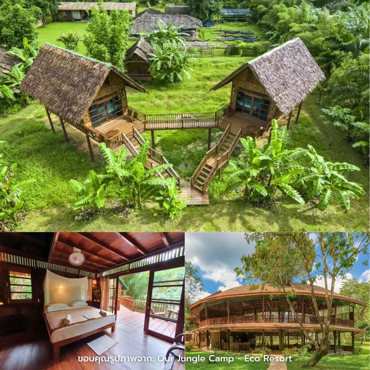 ที่พักเขาสก วิวสวย ติดลำธาร ฟีลธรรมชาติ